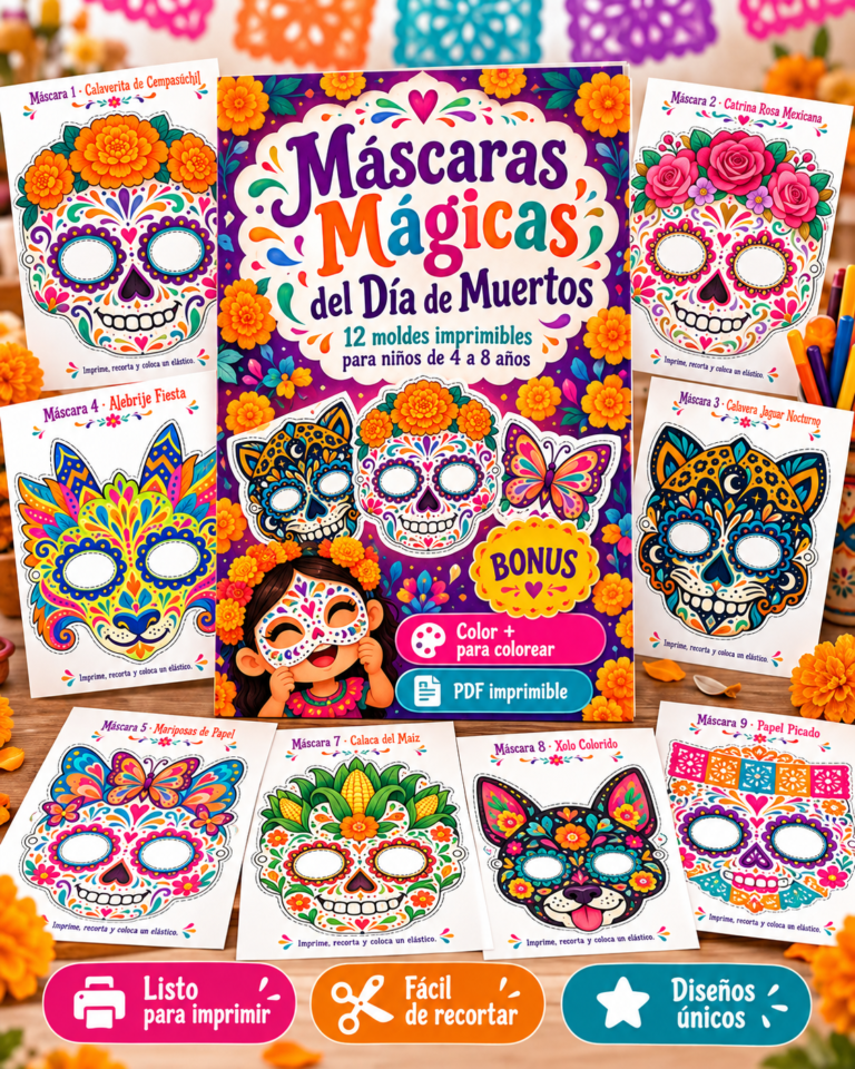 Máscaras Mágicas del Día de Muertos